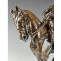 19C Bronze Sculpture of Hussar Pierre N.Tourgueneff ( Russian/French 1853-1912 ) image 7