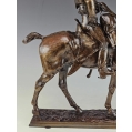 19C Bronze Sculpture of Hussar Pierre N.Tourgueneff ( Russian/French 1853-1912 ) image 12