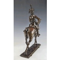 19C Bronze Sculpture of Hussar Pierre N.Tourgueneff ( Russian/French 1853-1912 ) image 13