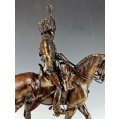 19C Bronze Sculpture of Hussar Pierre N.Tourgueneff ( Russian/French 1853-1912 ) image 15