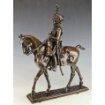 19C Bronze Sculpture of Hussar Pierre N.Tourgueneff ( Russian/French 1853-1912 ) image 18