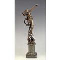 19C Franz Rosse (German 1858-1900) Bronze Sculpture Art Nouveau Psyche Butterfly image 6