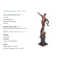 19C Franz Rosse (German 1858-1900) Bronze Sculpture Art Nouveau Psyche Butterfly image 10