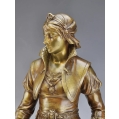 19C French Bronze Sculpture Jean Louis Gregoire ( 1840-1890 ) La Charite image 10
