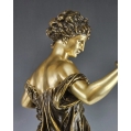 19C French Bronze Sculpture Mathurin Moreau ( 1822-1912 ) image 3