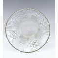 19C French Egyptian Revival Gilt Bronze Crystal Centerpiece image 3