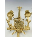 19C French Gilt Bronze Louis XVI Style Wall Sconces image 2