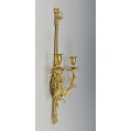 19C French Gilt Bronze Louis XVI Style Wall Sconces image 3
