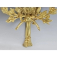 19C French Gilt Bronze Louis XVI Style Wall Sconces image 5