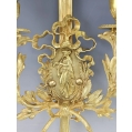 19C French Gilt Bronze Louis XVI Style Wall Sconces image 7