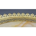19C French Gilt Bronze Onyx Japanesque Centerpiece image 1