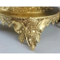 19C French Gilt Bronze Onyx Japanesque Centerpiece image 2