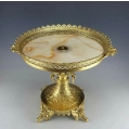 19C French Gilt Bronze Onyx Japanesque Centerpiece image 8