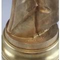 19C French Gilt Bronze Sculpture  by Victor Rousseau ( Belgium 1865 - 1954 ) image 2