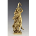 19C French Gilt Bronze Sculpture Etienne Henry Dumaige ( 1830-1888 ) image 8