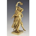 19C French Gilt Bronze Sculpture Etienne Henry Dumaige ( 1830-1888 ) image 9