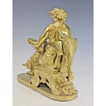 19C French Gilt Bronze Sculpture Eugène Laurent ( 1832-1898 ) image 4
