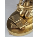 19C French Gilt Bronze Sculpture Henri Honore Ple ( 1853-1922 ) image 4