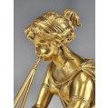 19C French Gilt Bronze Sculpture Henri Honore Ple ( 1853-1922 ) image 5