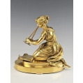 19C French Gilt Bronze Sculpture Henri Honore Ple ( 1853-1922 ) image 7