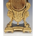 19C French Gilt Bronze Sevres Porcelain Clock Candelabra Set image 5