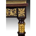19C French Mahogany Gilt Bronze Center Table image 4