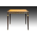 19C French Mahogany Gilt Bronze Center Table image 8
