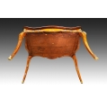 19C French Mahogany Gilt Bronze Desk Table image 1