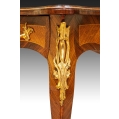 19C French Mahogany Gilt Bronze Desk Table image 3
