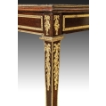19C French Mahogany Gilt Bronze Marble Center Table image 3