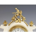 19C French Marble Gilt Bronze Clock Tiffany & Co image 9