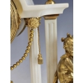 19C French Marble Gilt Bronze Clock Tiffany & Co image 12