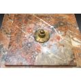 19C French Marble Gilt Bronze Pedestal image 1