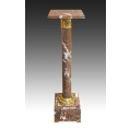 19C French Marble Gilt Bronze Pedestal image 5