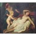 19C French Oil Painting N.Diaz School image 8