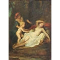 19C French Oil Painting N.Diaz School image 9