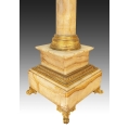 19C French Onyx Gilt Bronze Pedestal image 2