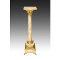 19C French Onyx Gilt Bronze Pedestal image 6