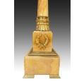 19C French Onyx Gilt Bronze Pedestal image 4