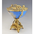 19C French Sevres Porcelain Gilt Bronze Centerpiece Bowl image 5
