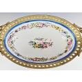 19C French Sevres Porcelain Gilt Bronze Centerpiece Bowl image 8