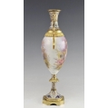19C French Sevres Style Porcelain Gilt Bronze Enamel Vase image 3