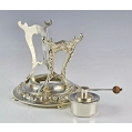 19C Gorham Repousse Sterling Silver Kettle on Stand image 7