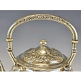 19C Gorham Repousse Sterling Silver Kettle on Stand image 10