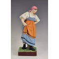 19C Russian Gardner Porcelain Figurine image 1