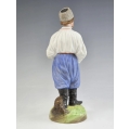 19C Russian Gardner Porcelain Figurine of Ukrainian Peasant image 3