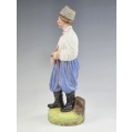 19C Russian Gardner Porcelain Figurine of Ukrainian Peasant image 4