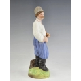 19C Russian Gardner Porcelain Figurine of Ukrainian Peasant image 5