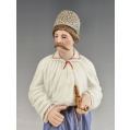 19C Russian Gardner Porcelain Figurine of Ukrainian Peasant image 6