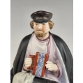 19C Russian Gardner Porcelain Figurine The Accordion Player image 6